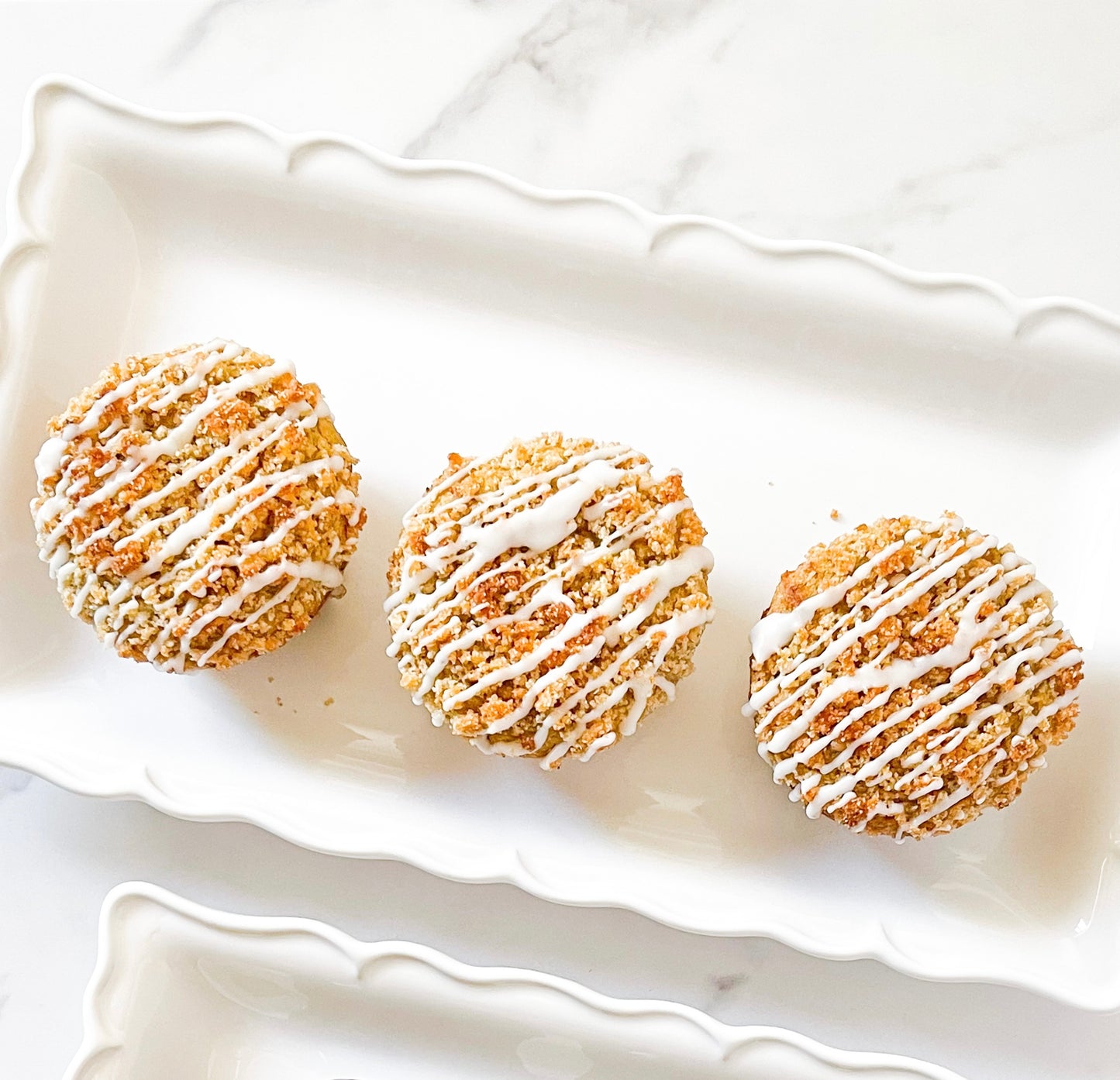Lemon Crumb Protein Muffins