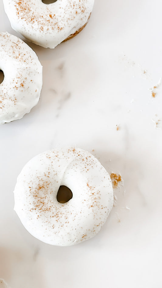 Spice Cake Protein Donuts