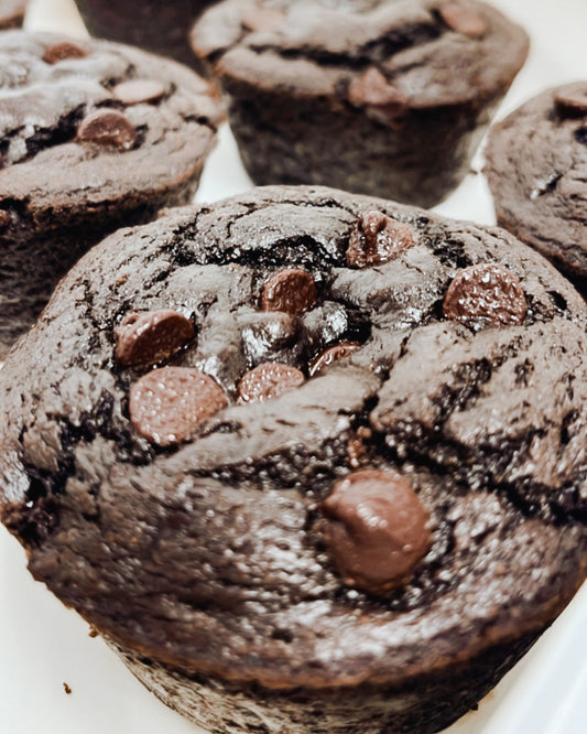 Double Chocolate Regular Protein Muffins